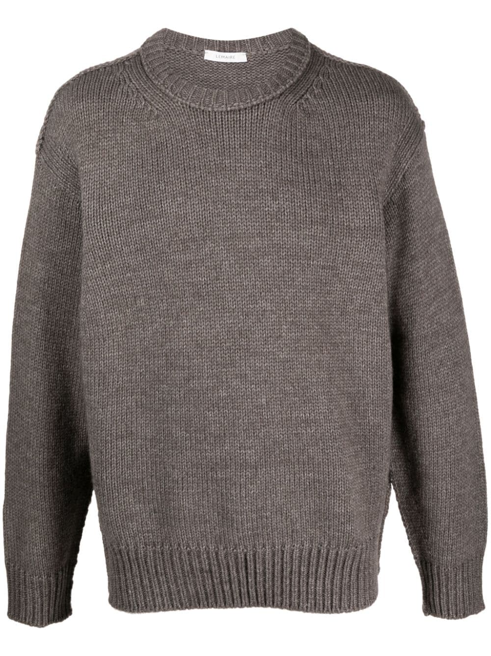 LEMAIRE Boxy crew-neck jumper - Grey von LEMAIRE