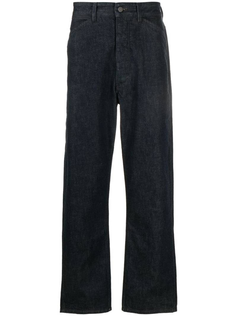 LEMAIRE straight-leg cut cotton jeans - Blue von LEMAIRE