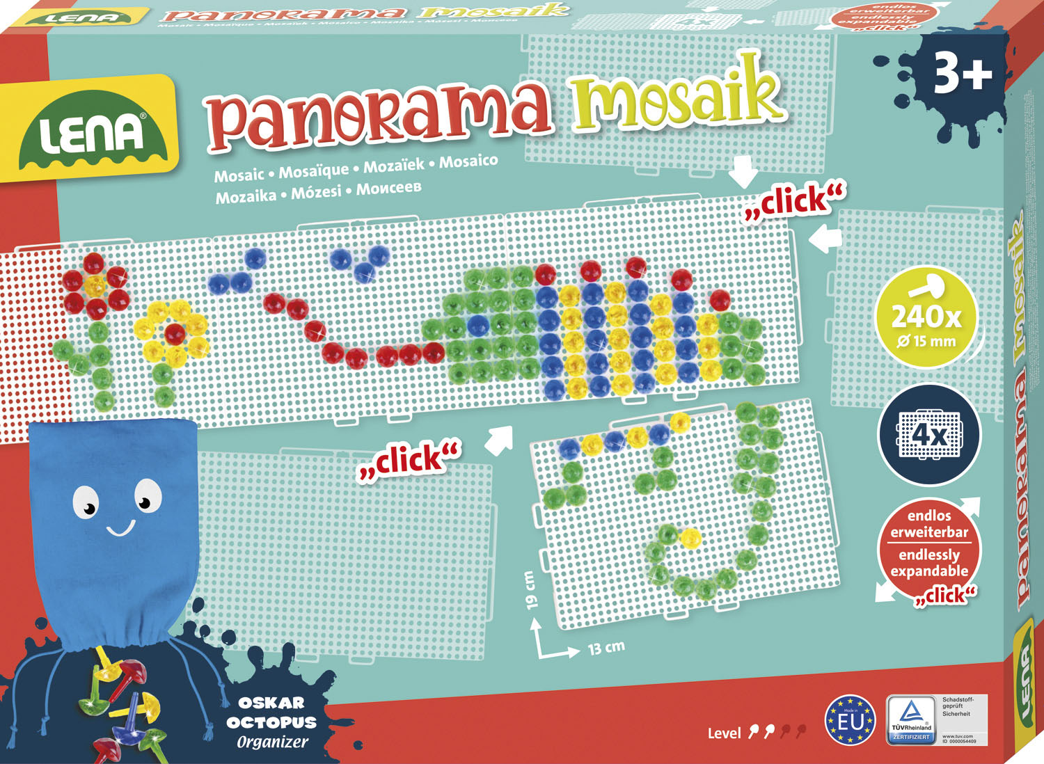 Lena® Kreativset »Mosaik Set Panorama XL transparent« von Lena®