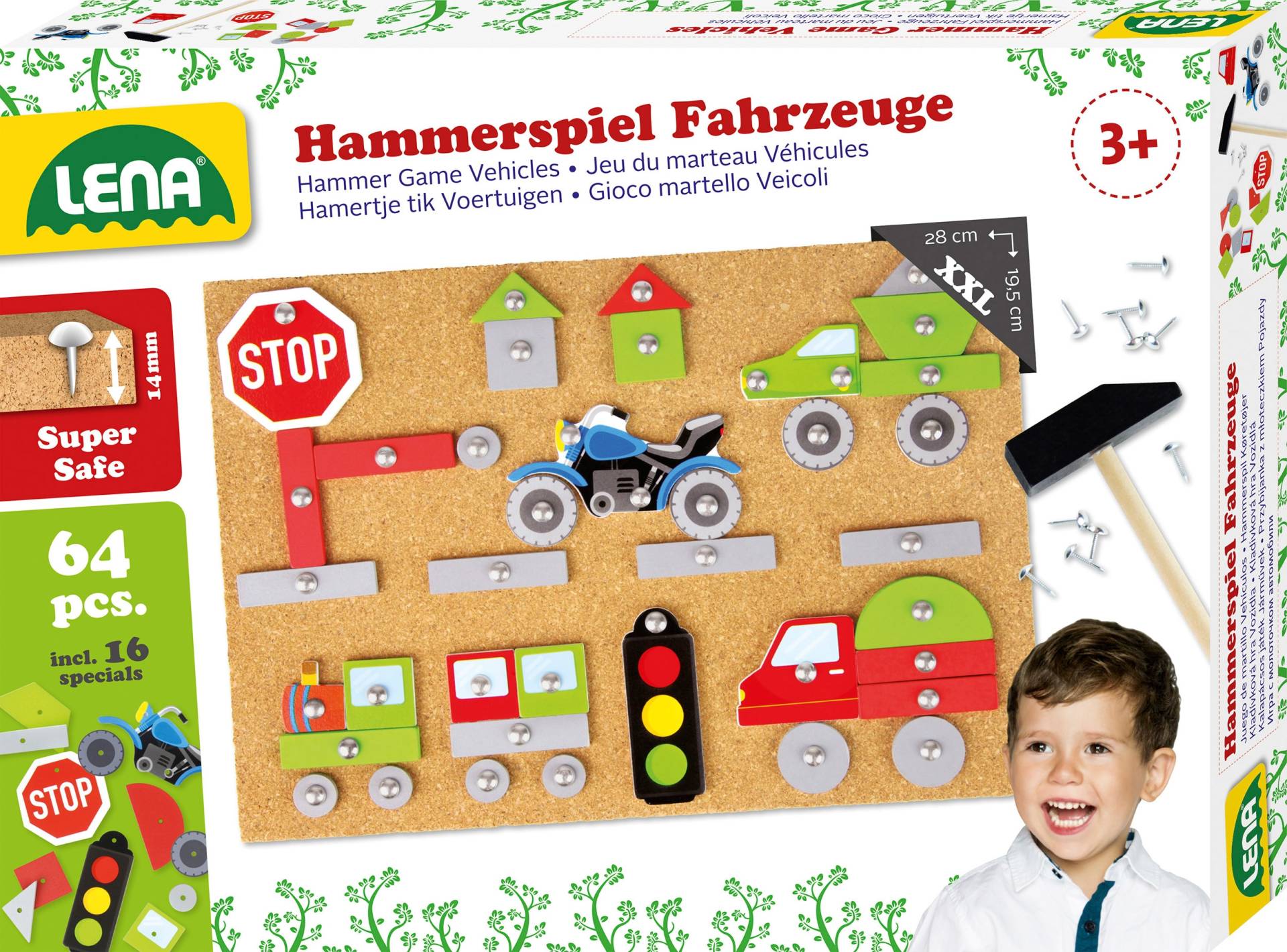 Lena® Spiel »Hammerspiel Fahrzeuge« von Lena®