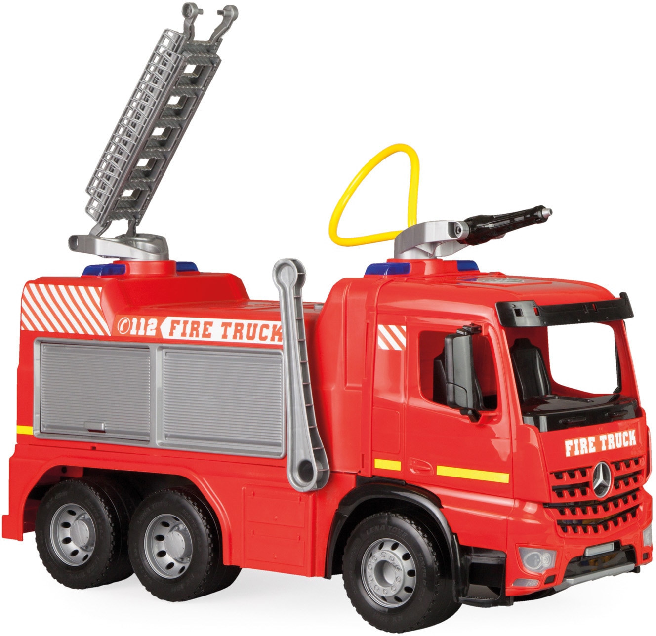 Lena® Spielzeug-Feuerwehr »Giga Trucks, Aufsitz-Feuerwehr Arocs« von Lena®