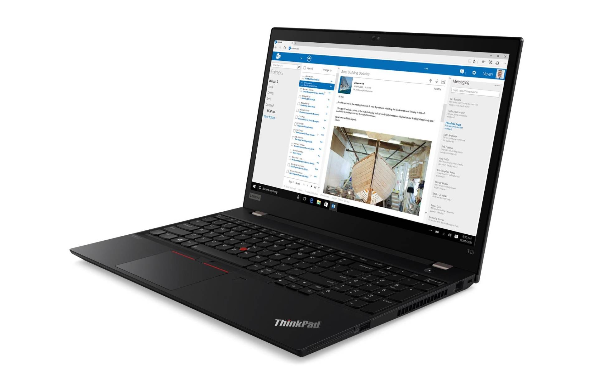 Lenovo Notebook »ThinkPad T15 Gen. 2«, 39,46 cm, / 15,6 Zoll, Intel, Core i5, Iris Xe Graphics, 512 GB SSD von Lenovo