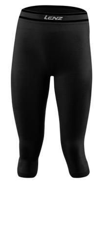 Lenz 3/4 pants women merino 6.0 - black (Grösse: L) von Lenz