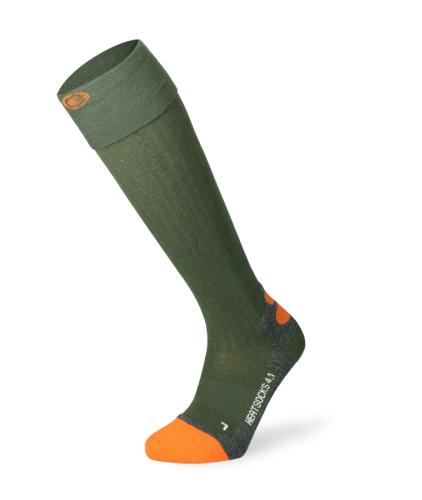 Lenz Heat Sock 4.1 Paar - green (Grösse: 42-44) von Lenz