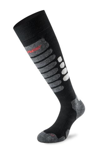 Lenz Skiing 3.0 Merino Softtec - black/grey (Grösse: 35-38) von Lenz