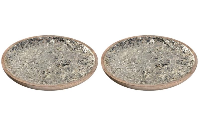 LEONARDO Dekoteller »Ornare 28cm Mosaik 2er Set«, (2 St.) von Leonardo