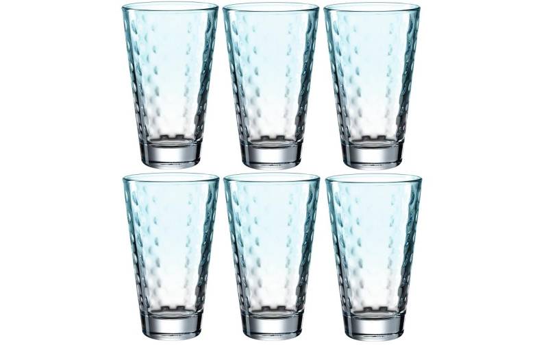 LEONARDO Glas »Optic Pastell, 300ml«, (6 tlg.) von Leonardo