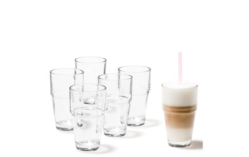 LEONARDO Latte-Macchiato-Glas »Solo 370 ml 6 Stück«, (6 tlg.) von Leonardo