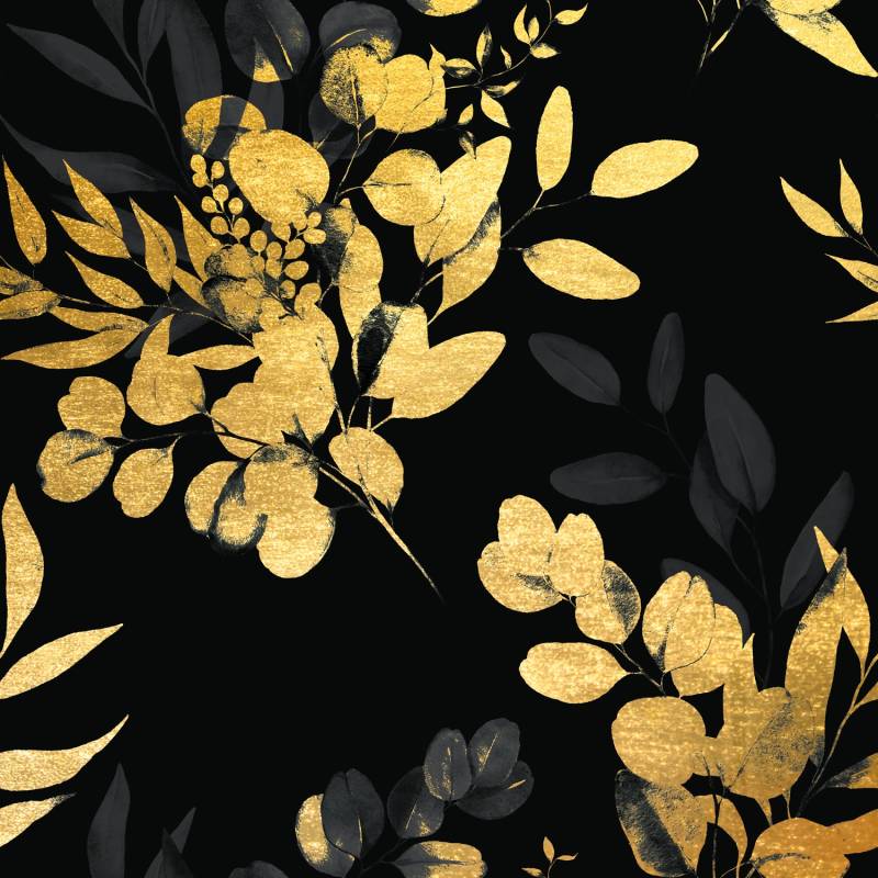 Leonique Acrylglasbild »Eukalyptus - Acrylbilder mit Blattgoldfarben veredelt«, (1 St.) von Leonique