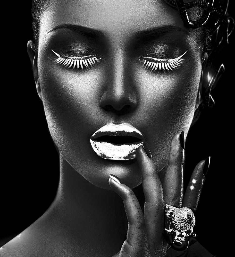 Leonique Acrylglasbild »Gesicht« von Leonique