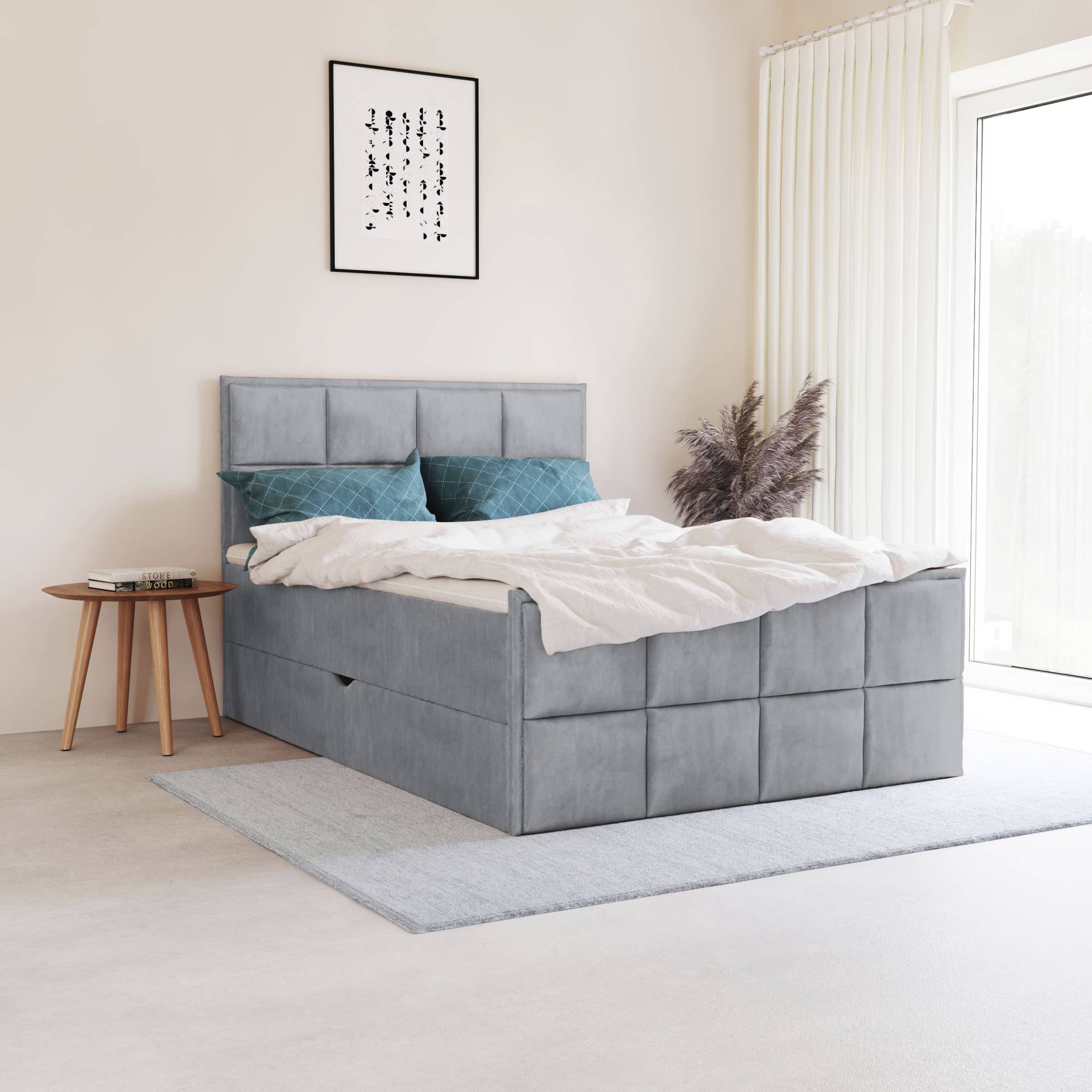 Leonique Boxspringbett »Timeo«, in den Breiten 120,140,160 & 180 cm erhältlich von Leonique