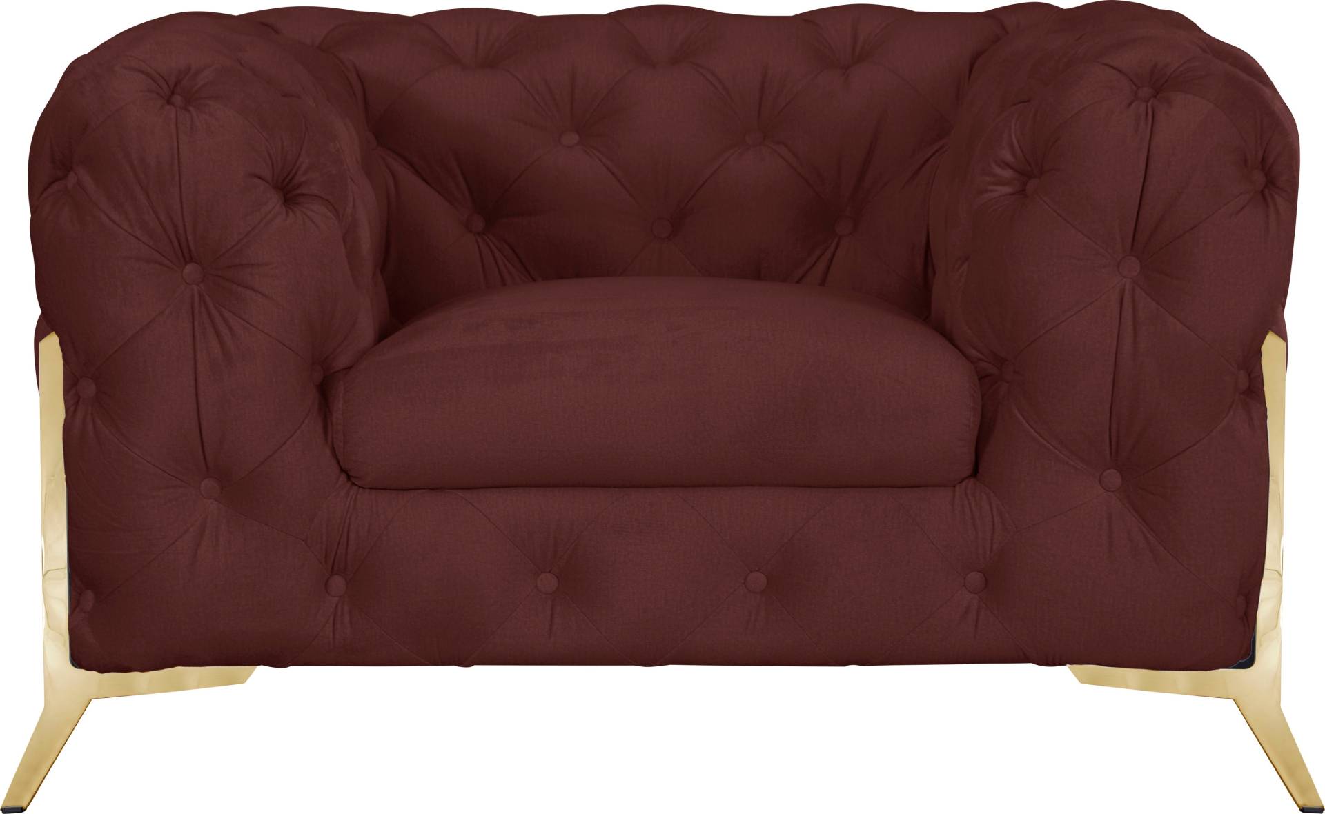 Leonique Chesterfield-Sessel »Amaury Sessel«, aufwändige Knopfheftung, moderne Chesterfield Optik, Fussfarbe wählbar Leonique Chesterfield-Sessel »Amaury Sessel«, aufwändige Knopfheftung, moderne Chesterfield Optik, Fussfarbe wählbar von Leonique