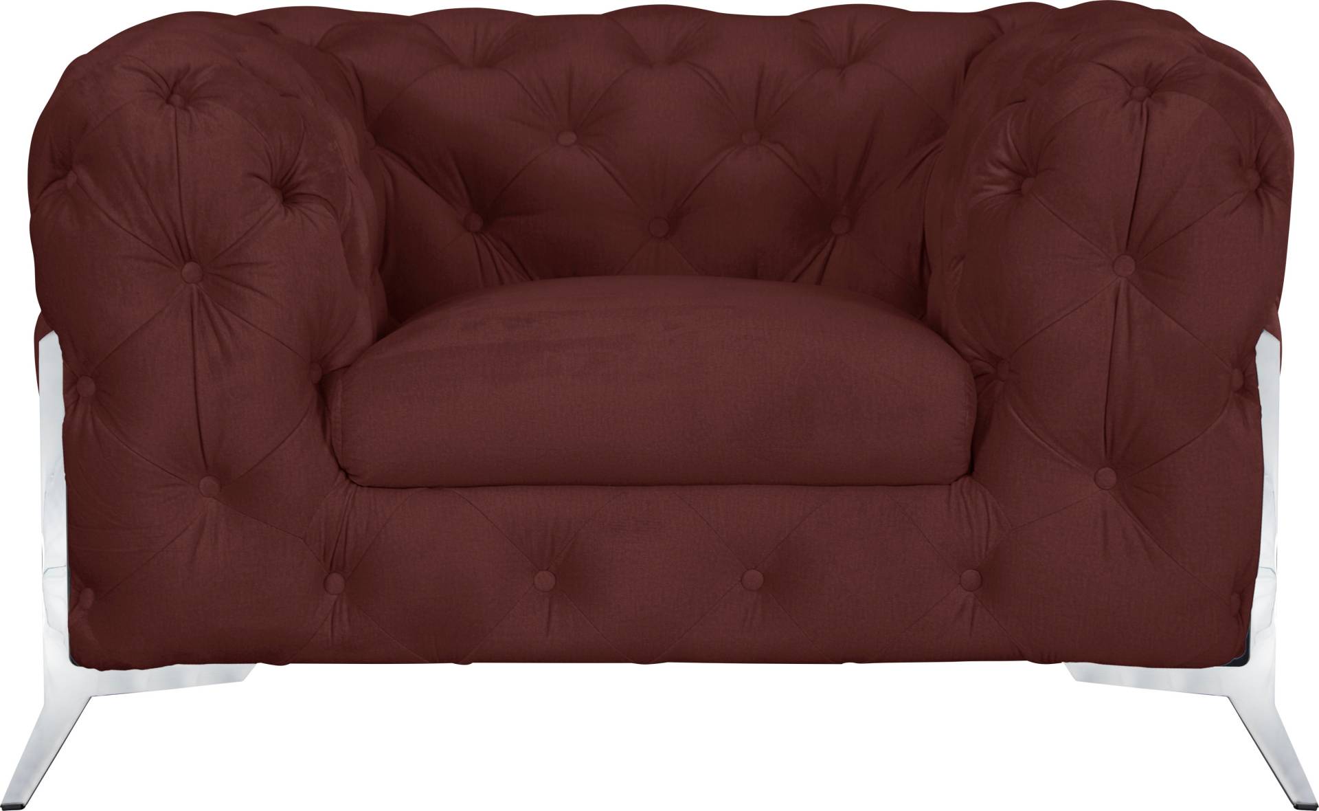 Leonique Chesterfield-Sessel »Amaury Sessel«, aufwändige Knopfheftung, moderne Chesterfield Optik, Fussfarbe wählbar Leonique Chesterfield-Sessel »Amaury Sessel«, aufwändige Knopfheftung, moderne Chesterfield Optik, Fussfarbe wählbar von Leonique
