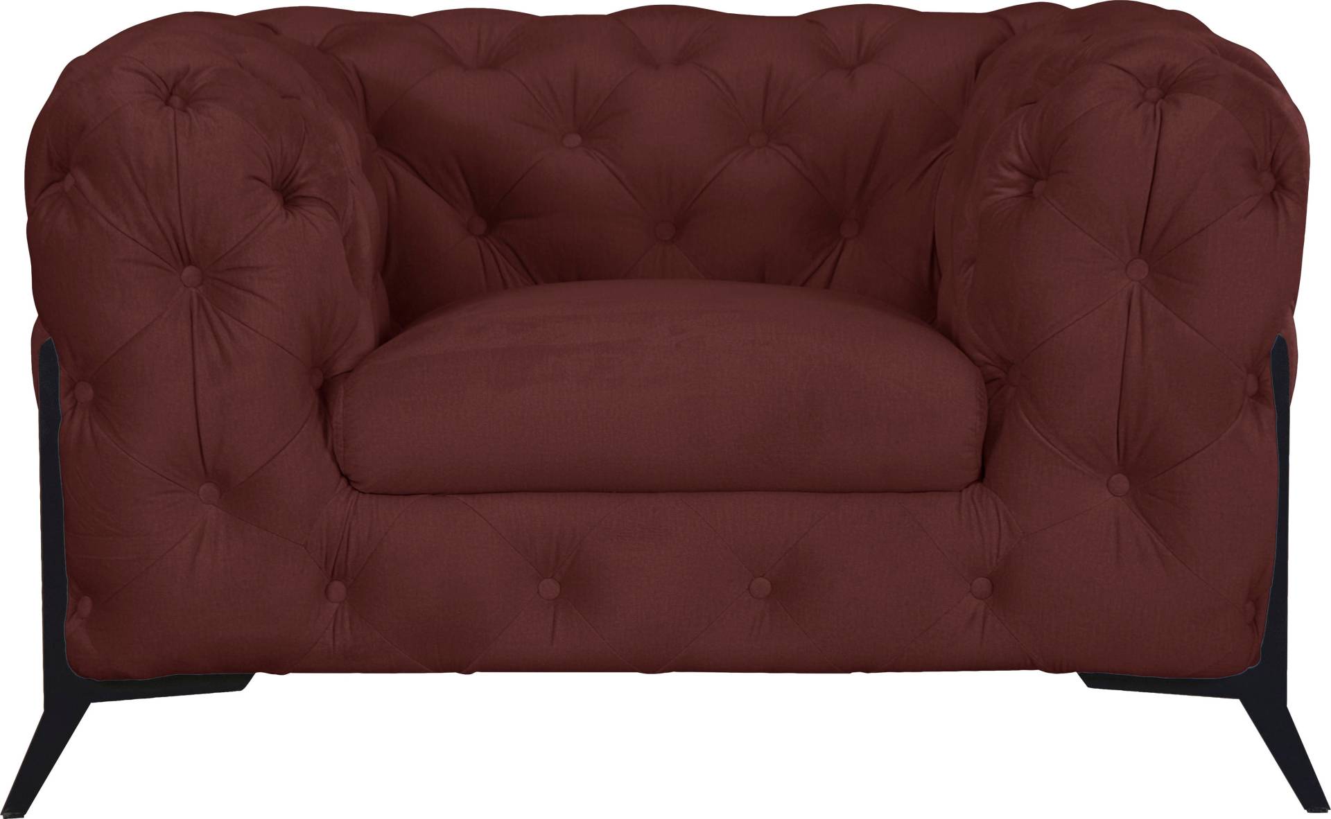 Leonique Chesterfield-Sessel »Amaury Sessel«, aufwändige Knopfheftung, moderne Chesterfield Optik, Fussfarbe wählbar Leonique Chesterfield-Sessel »Amaury Sessel«, aufwändige Knopfheftung, moderne Chesterfield Optik, Fussfarbe wählbar von Leonique