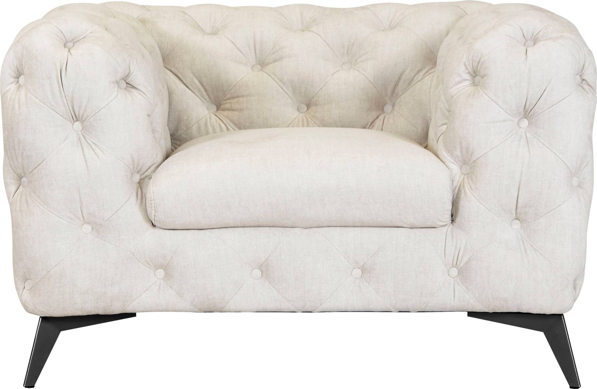 Leonique Chesterfield-Sessel »Glynis Sessel«, aufwändige Knopfheftung, moderne Chesterfield Optik, Fussfarbe wählbar Leonique Chesterfield-Sessel »Glynis Sessel«, aufwändige Knopfheftung, moderne Chesterfield Optik, Fussfarbe wählbar von Leonique