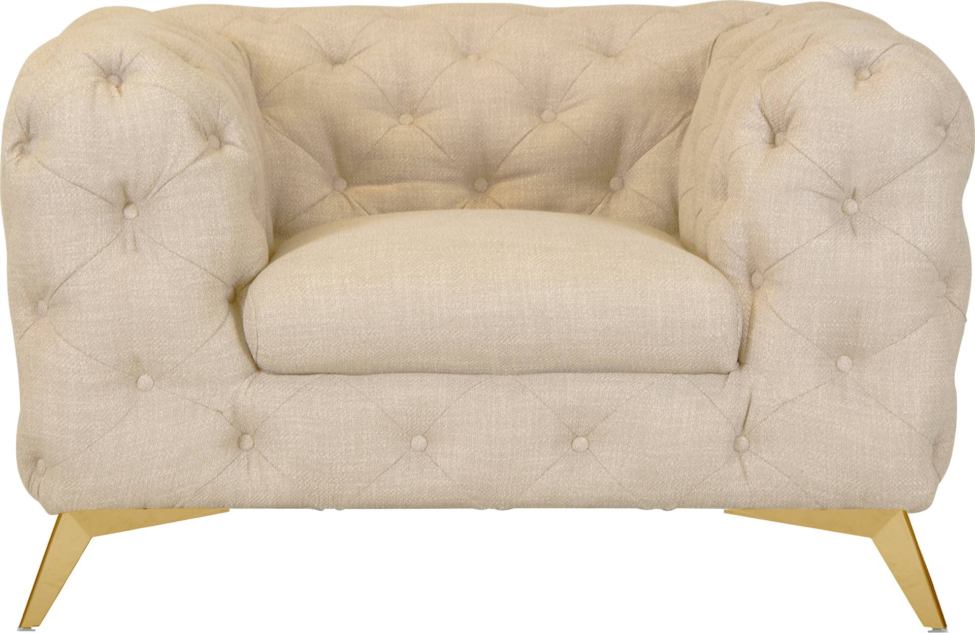 Leonique Chesterfield-Sessel »Glynis Sessel«, aufwändige Knopfheftung, moderne Chesterfield Optik, Fussfarbe wählbar Leonique Chesterfield-Sessel »Glynis Sessel«, aufwändige Knopfheftung, moderne Chesterfield Optik, Fussfarbe wählbar von Leonique