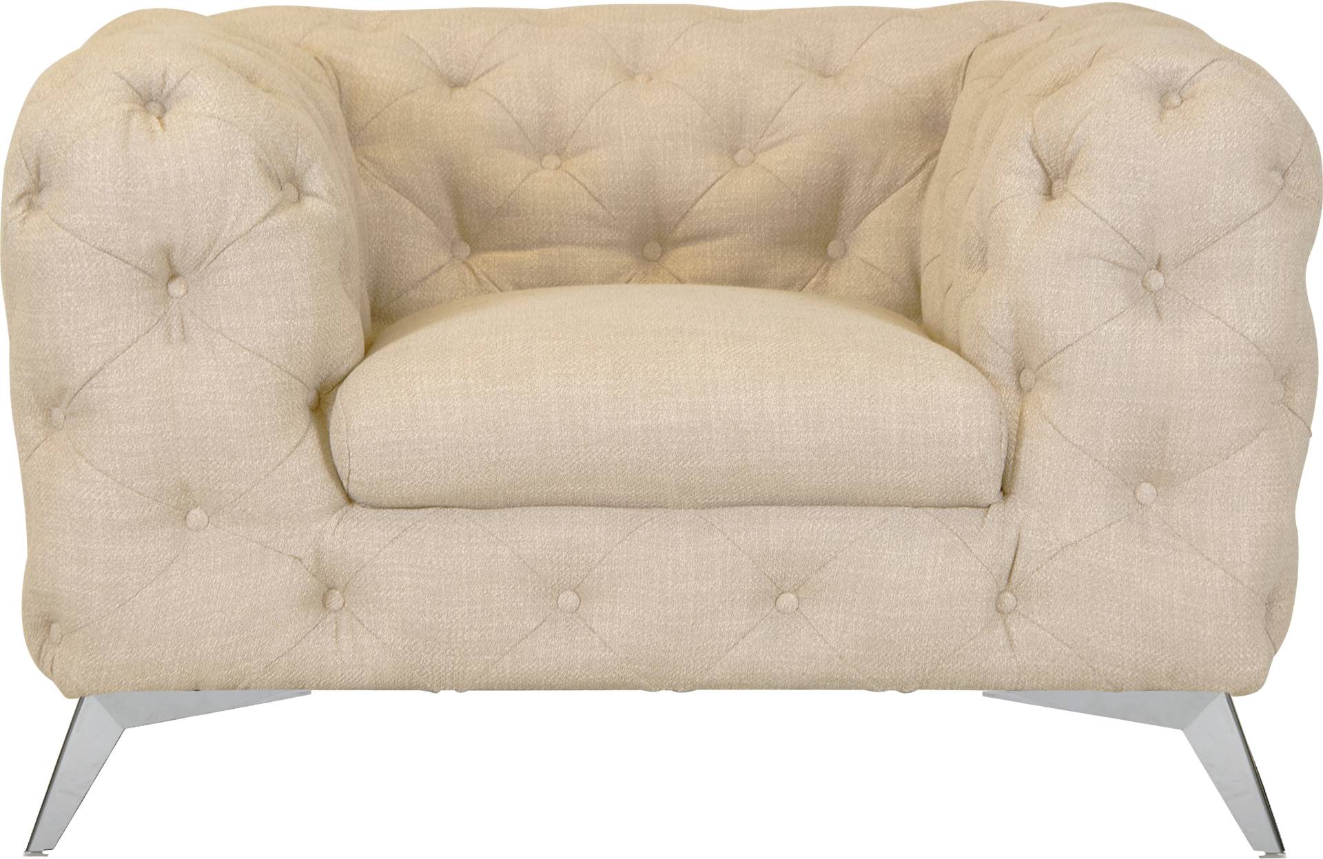 Leonique Chesterfield-Sessel »Glynis Sessel«, aufwändige Knopfheftung, moderne Chesterfield Optik, Fussfarbe wählbar Leonique Chesterfield-Sessel »Glynis Sessel«, aufwändige Knopfheftung, moderne Chesterfield Optik, Fussfarbe wählbar von Leonique