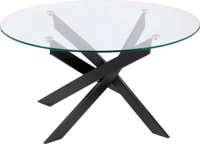 Leonique Couchtisch »Luzie«, unterschiedliches Beingestell (in chrome und schwarz), Breite 80 cm von Leonique