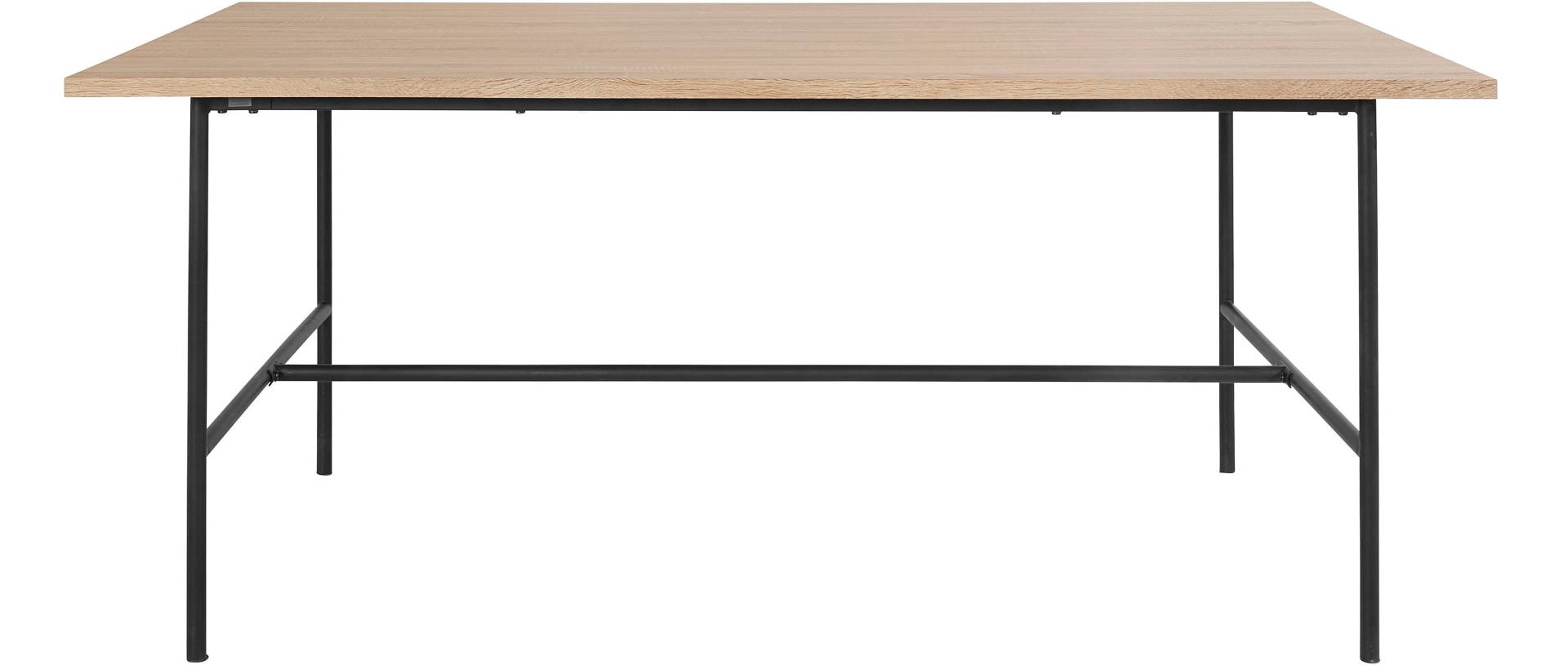 Leonique Esstisch »Adrien«, (1 St.), mit Tischplatte in einer pflegeleichten Holzoptik, Höhe 77 cm von Leonique