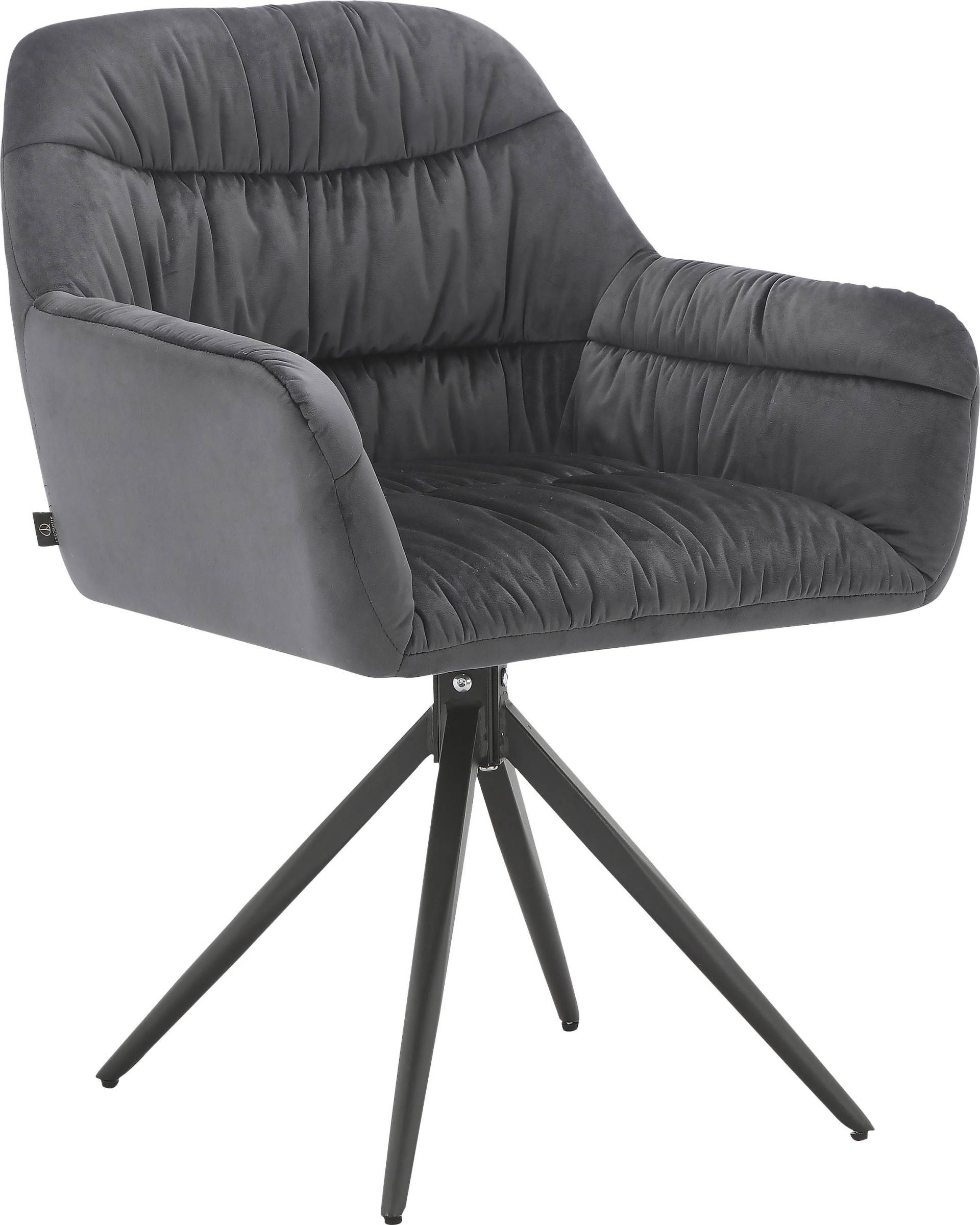 Leonique Esszimmerstuhl »Ellis«, 2 St., Veloursstoff, im 2er Set erhältlich, mit Sitz und Rücken gepolstert, Sitzhöhe 46 cm Leonique Esszimmerstuhl »Ellis«, 2 St., Veloursstoff, im 2er Set erhältlich, mit Sitz und Rücken gepolstert, Sitzhöhe 46 cm von Leonique