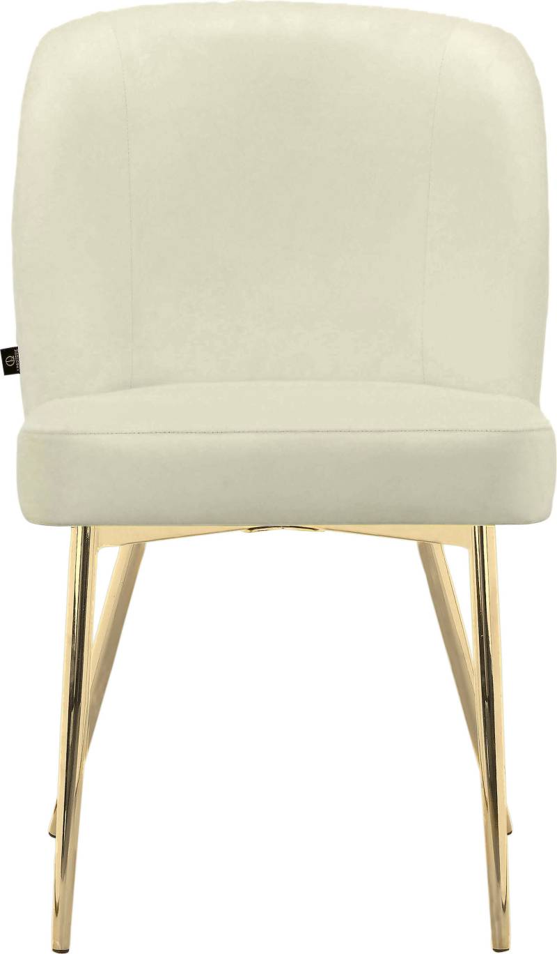 Leonique Esszimmerstuhl »Felicity«, 2 St., Veloursstoff, im 2er Set erhältlich, mit Sitz und Rücken gepolstert, Sitzhöhe 48 cm von Leonique