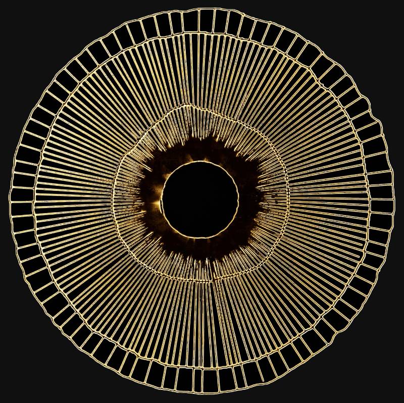 Leonique Leinwandbild »Das Auge«, Abstrakt-Abstrakte-Kunst-Modern, (1 St.), Akustikbild mit sehr guten Schallabsorptions-Eigenschaften von Leonique
