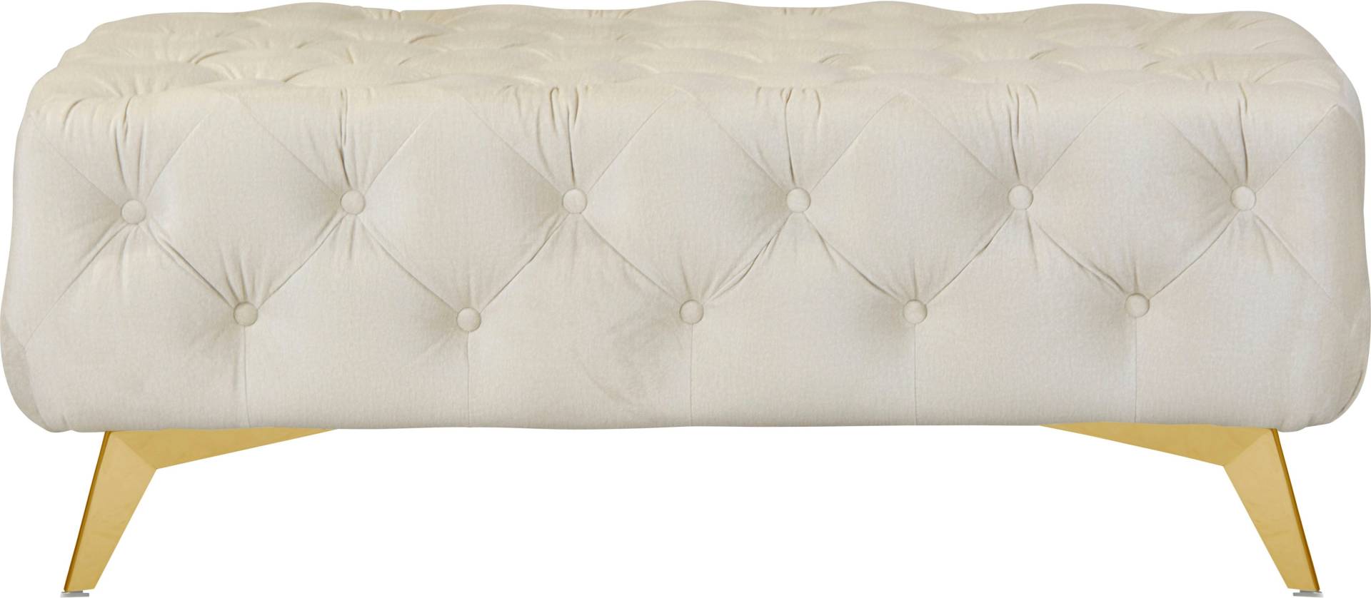 Leonique Polsterhocker »Amaury«, Chesterfield-Optik, Breite 120cm, Fussfarbe wählbar Leonique Polsterhocker »Amaury«, Chesterfield-Optik, Breite 120cm, Fussfarbe wählbar von Leonique
