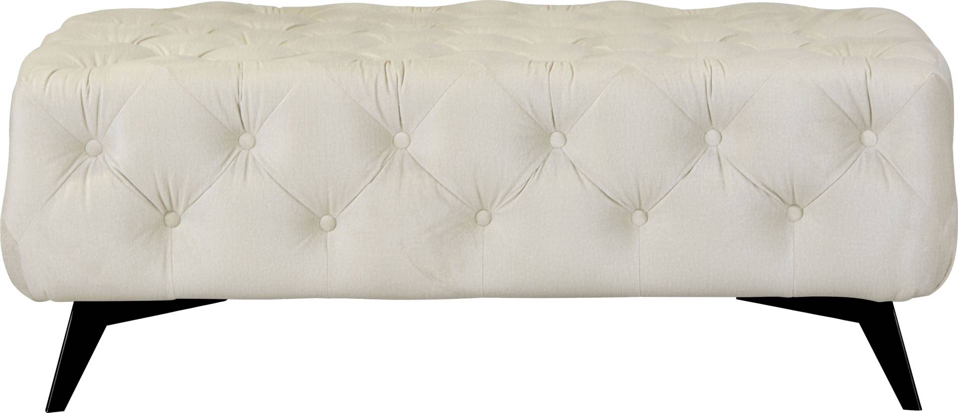 Leonique Polsterhocker »Amaury«, Chesterfield-Optik, Breite 120cm, Fussfarbe wählbar Leonique Polsterhocker »Amaury«, Chesterfield-Optik, Breite 120cm, Fussfarbe wählbar von Leonique