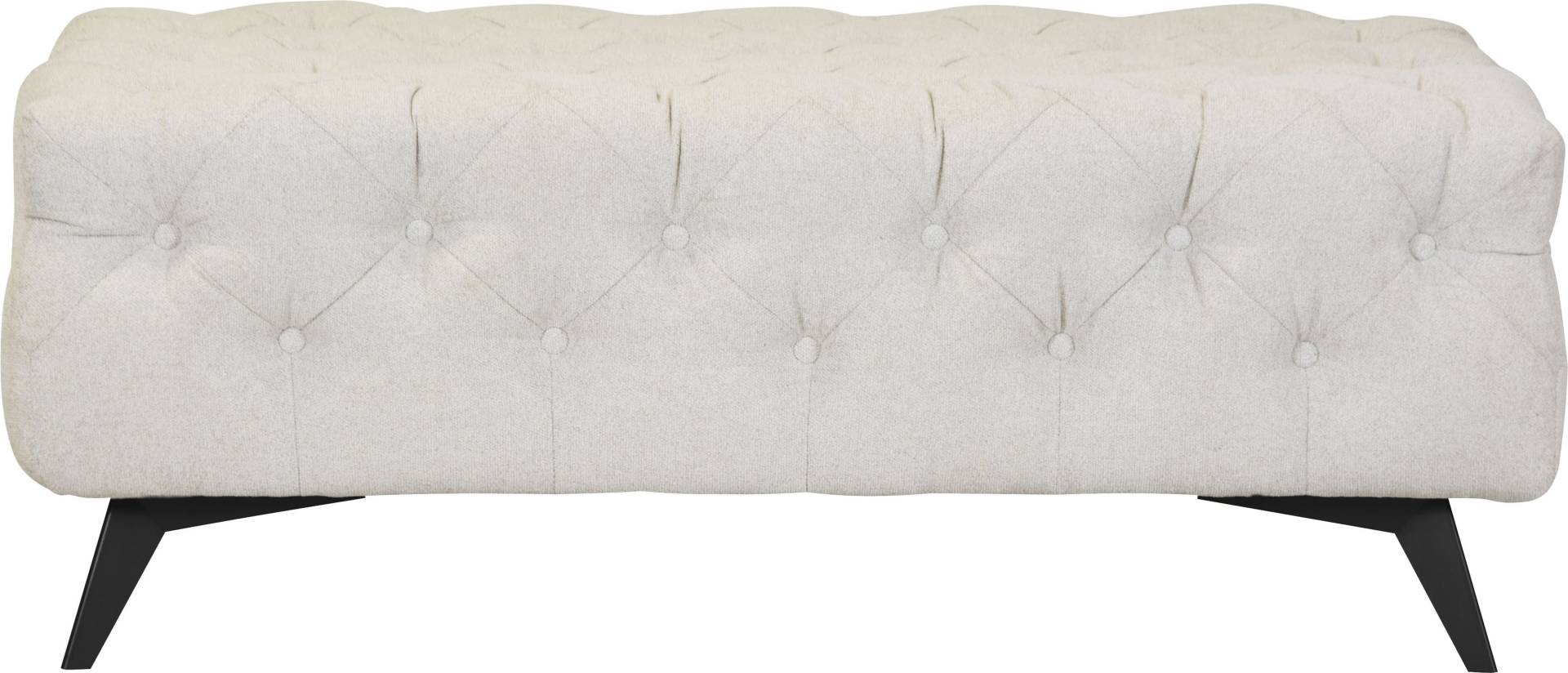 Leonique Polsterhocker »Amaury«, Chesterfield-Optik, Breite 120cm, Fussfarbe wählbar Leonique Polsterhocker »Amaury«, Chesterfield-Optik, Breite 120cm, Fussfarbe wählbar von Leonique