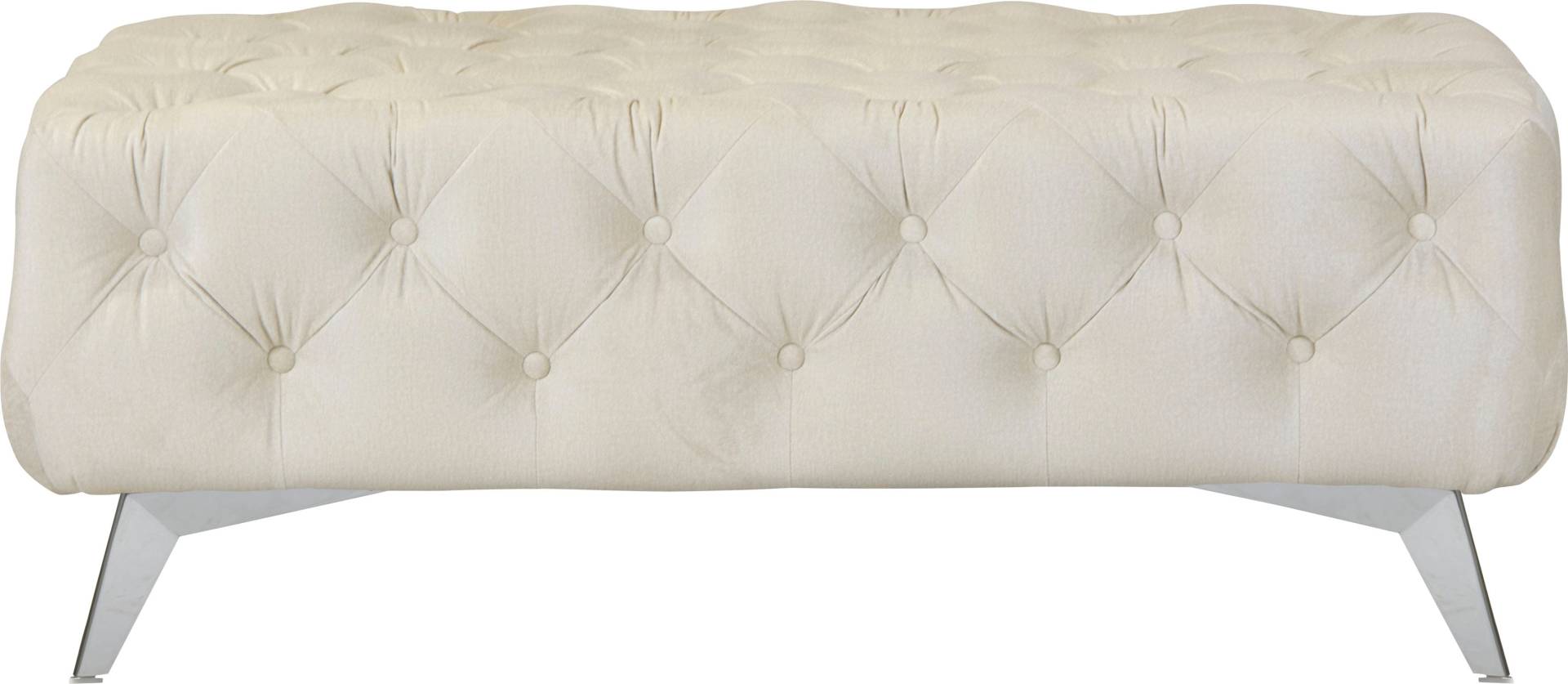 Leonique Polsterhocker »Amaury«, Chesterfield-Optik, Breite 120cm, Fussfarbe wählbar Leonique Polsterhocker »Amaury«, Chesterfield-Optik, Breite 120cm, Fussfarbe wählbar von Leonique