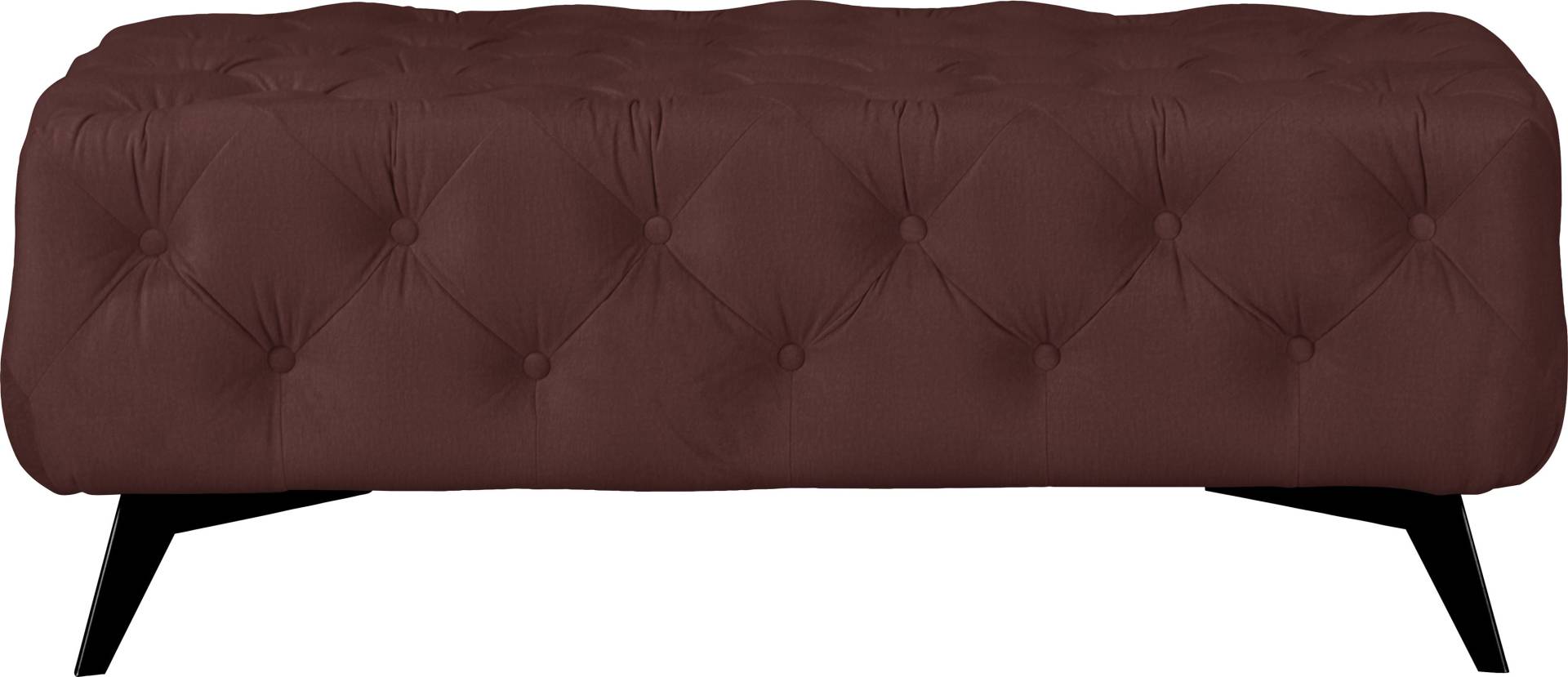 Leonique Polsterhocker »Amaury«, Chesterfield-Optik, Breite 120cm, Fussfarbe wählbar Leonique Polsterhocker »Amaury«, Chesterfield-Optik, Breite 120cm, Fussfarbe wählbar von Leonique