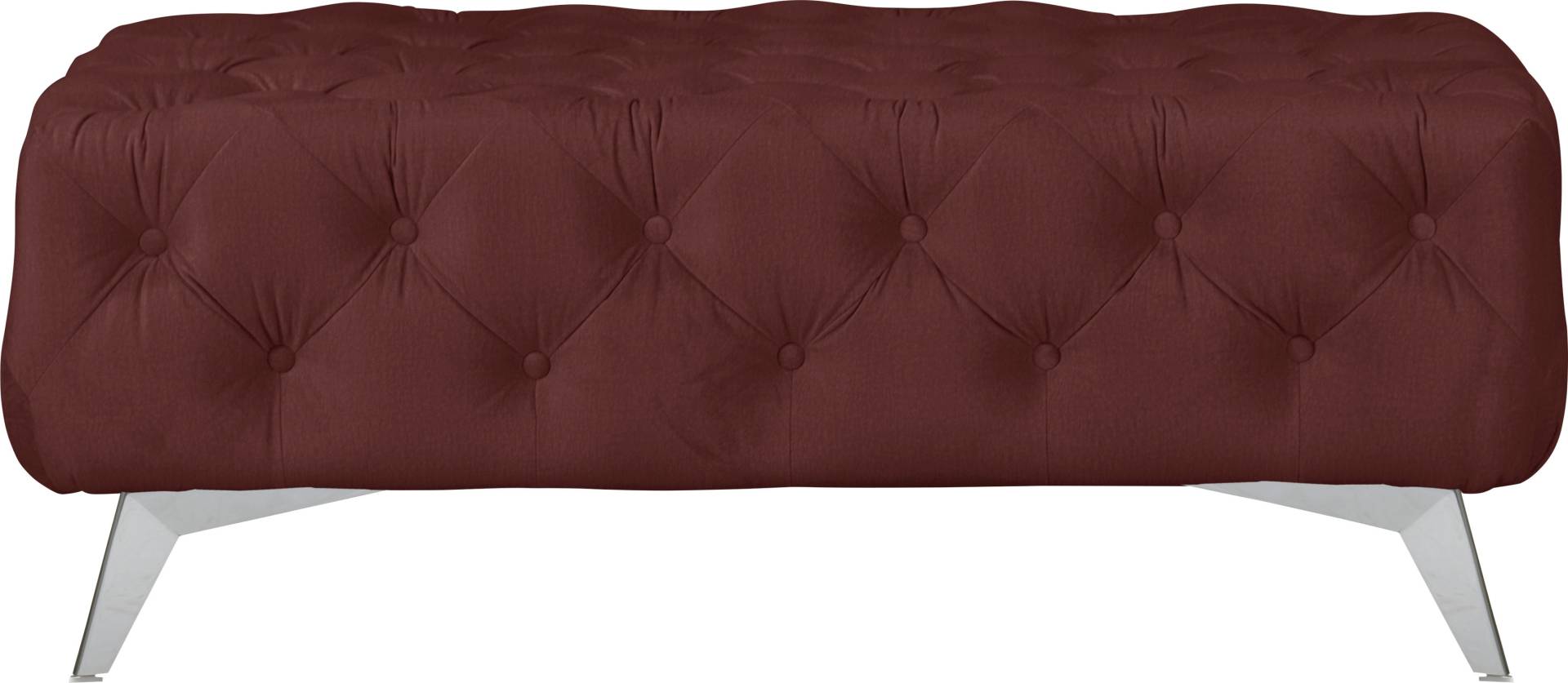 Leonique Polsterhocker »Amaury«, Chesterfield-Optik, Breite 120cm, Fussfarbe wählbar Leonique Polsterhocker »Amaury«, Chesterfield-Optik, Breite 120cm, Fussfarbe wählbar von Leonique