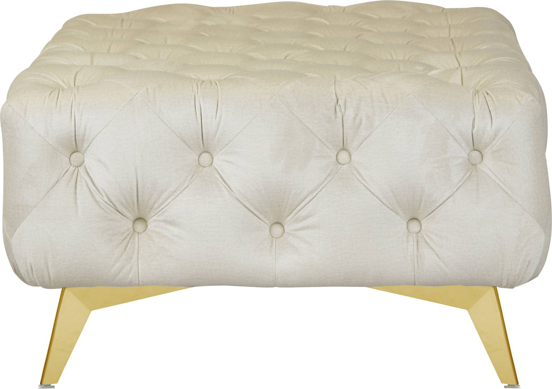 Leonique Polsterhocker »Amaury«, Chesterfield-Optik, Breite 80cm, Fussfarbe wählbar Leonique Polsterhocker »Amaury«, Chesterfield-Optik, Breite 80cm, Fussfarbe wählbar von Leonique