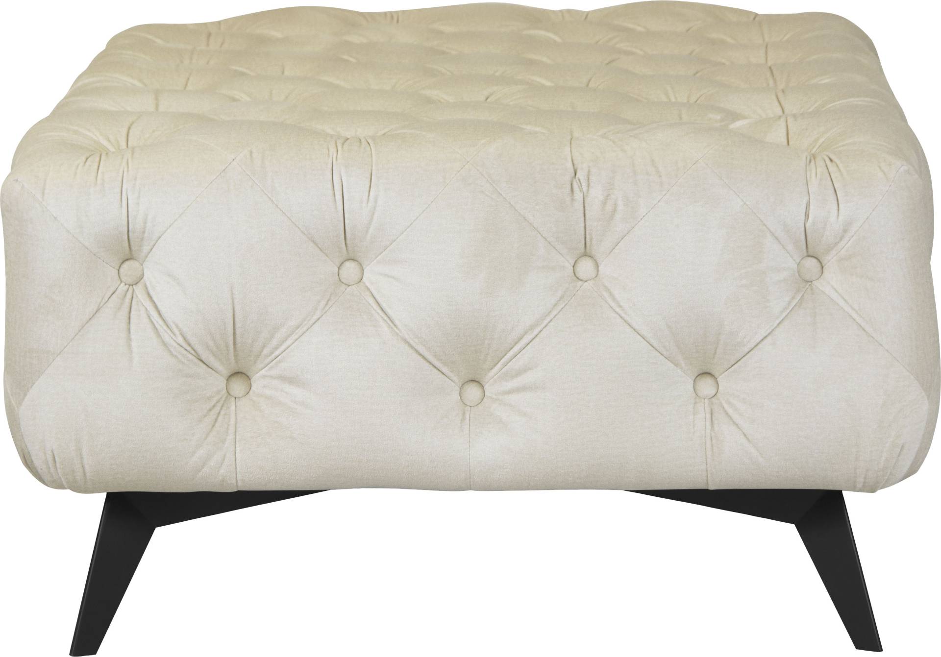 Leonique Polsterhocker »Amaury«, Chesterfield-Optik, Breite 80cm, Fussfarbe wählbar Leonique Polsterhocker »Amaury«, Chesterfield-Optik, Breite 80cm, Fussfarbe wählbar von Leonique