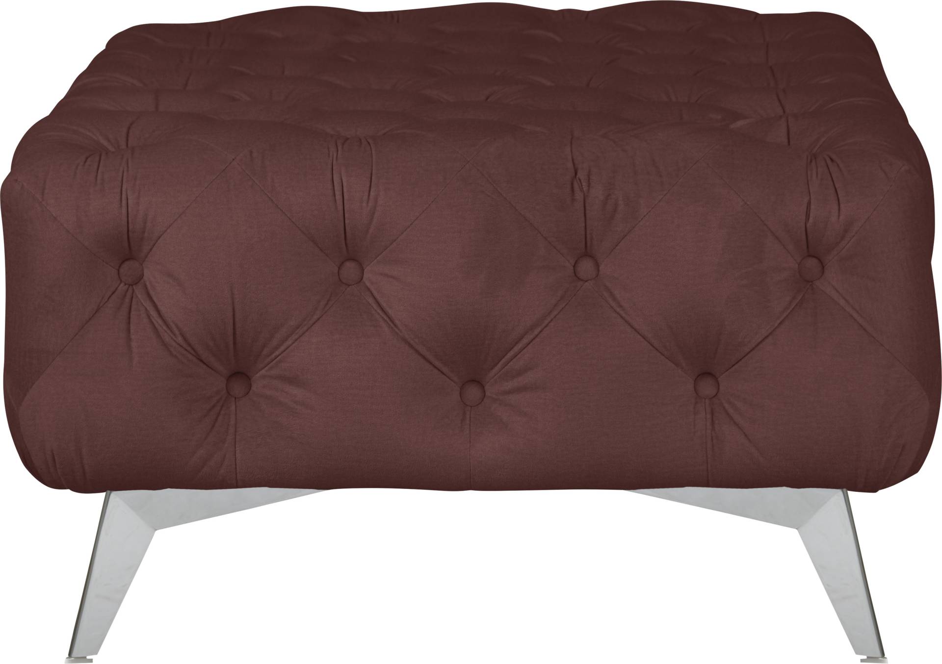 Leonique Polsterhocker »Amaury«, Chesterfield-Optik, Breite 80cm, Fussfarbe wählbar Leonique Polsterhocker »Amaury«, Chesterfield-Optik, Breite 80cm, Fussfarbe wählbar von Leonique