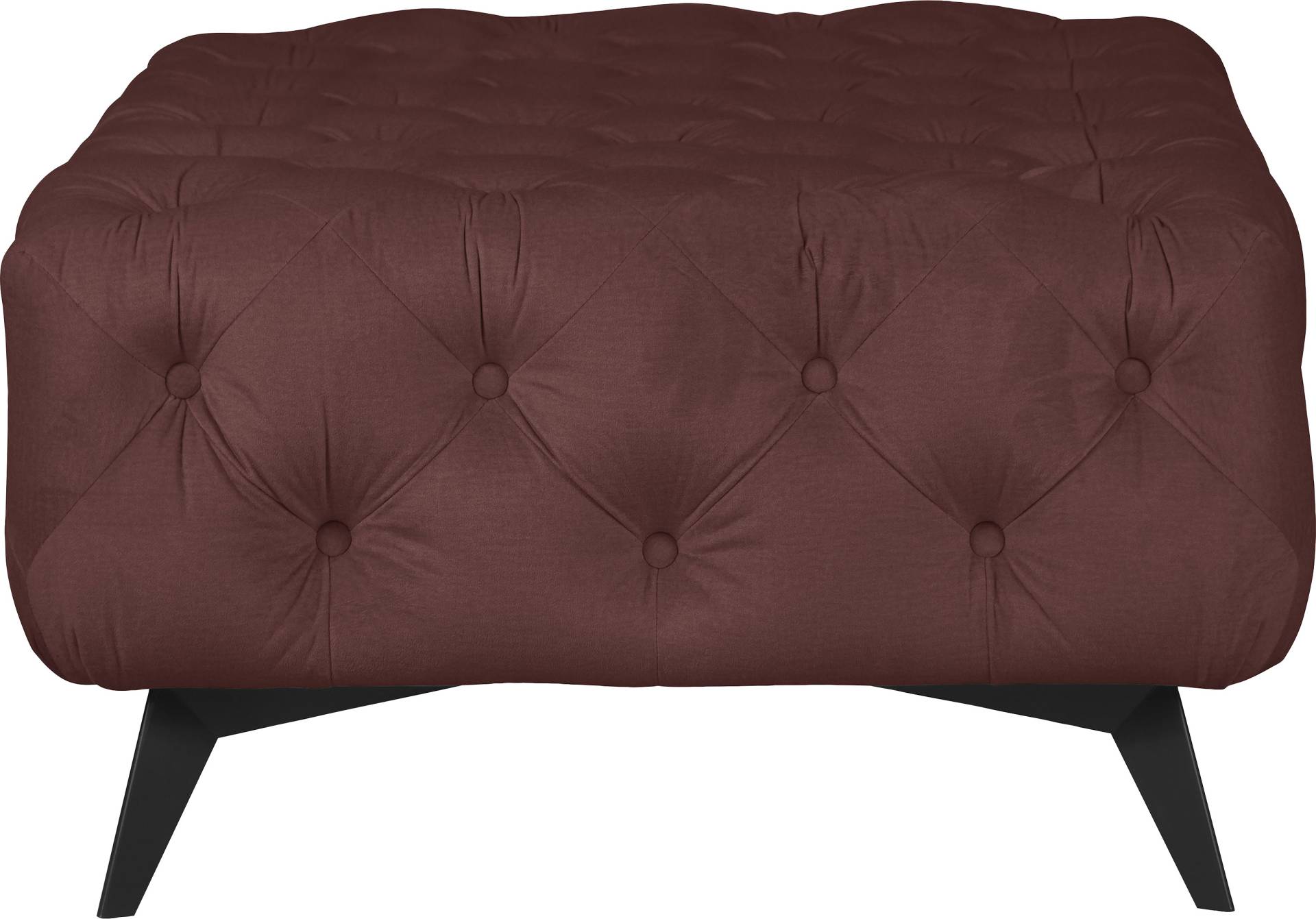 Leonique Polsterhocker »Amaury«, Chesterfield-Optik, Breite 80cm, Fussfarbe wählbar Leonique Polsterhocker »Amaury«, Chesterfield-Optik, Breite 80cm, Fussfarbe wählbar von Leonique