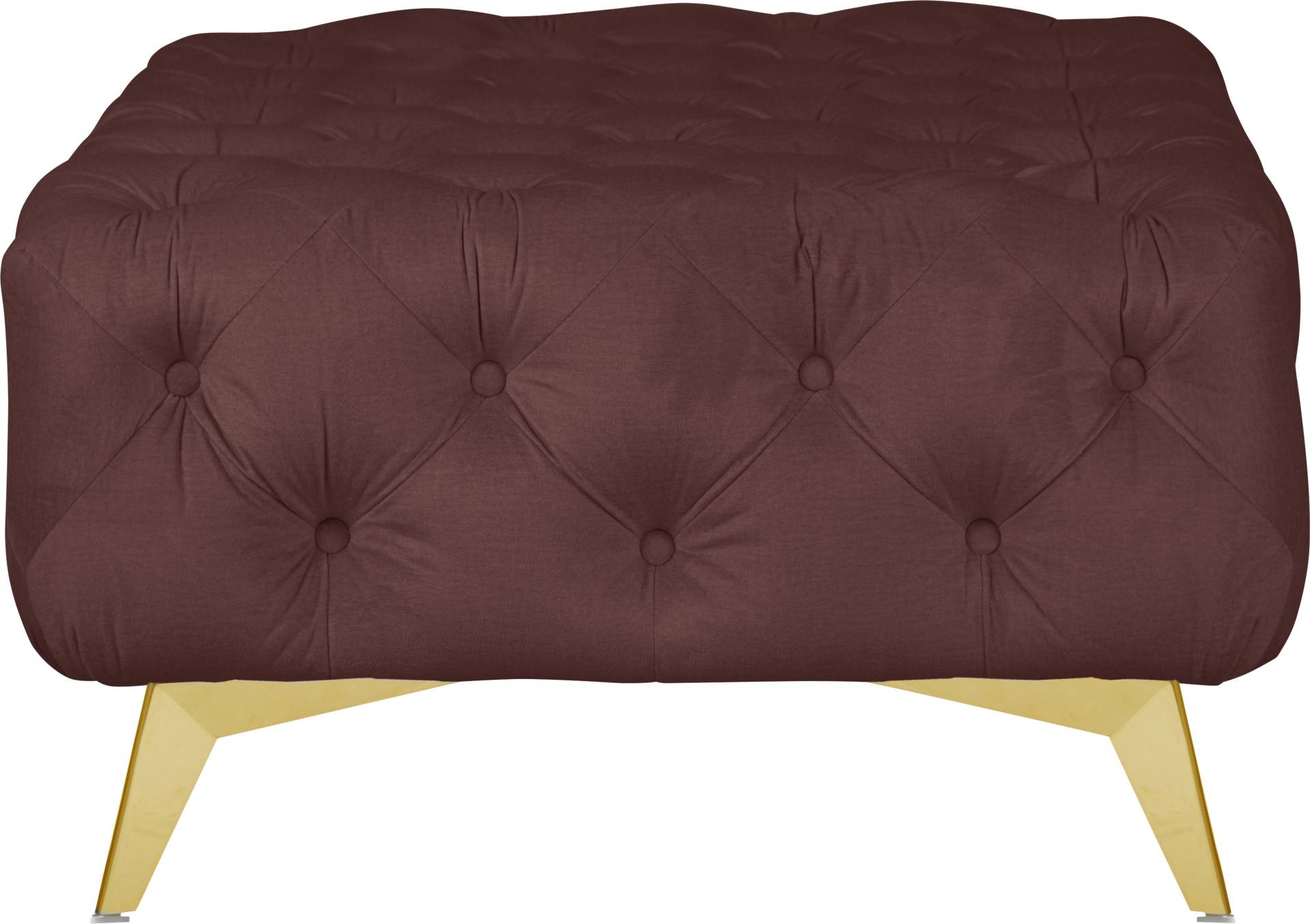 Leonique Polsterhocker »Amaury«, Chesterfield-Optik, Breite 80cm, Fussfarbe wählbar Leonique Polsterhocker »Amaury«, Chesterfield-Optik, Breite 80cm, Fussfarbe wählbar von Leonique