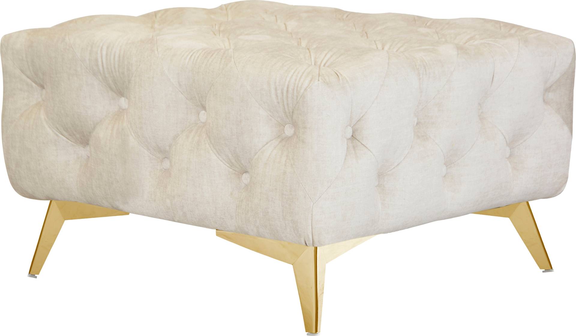 Leonique Polsterhocker »Glynis«, aufwändige Knopfheftung, moderne Chesterfield Optik, Fussfarbe wählbar Leonique Polsterhocker »Glynis«, aufwändige Knopfheftung, moderne Chesterfield Optik, Fussfarbe wählbar von Leonique