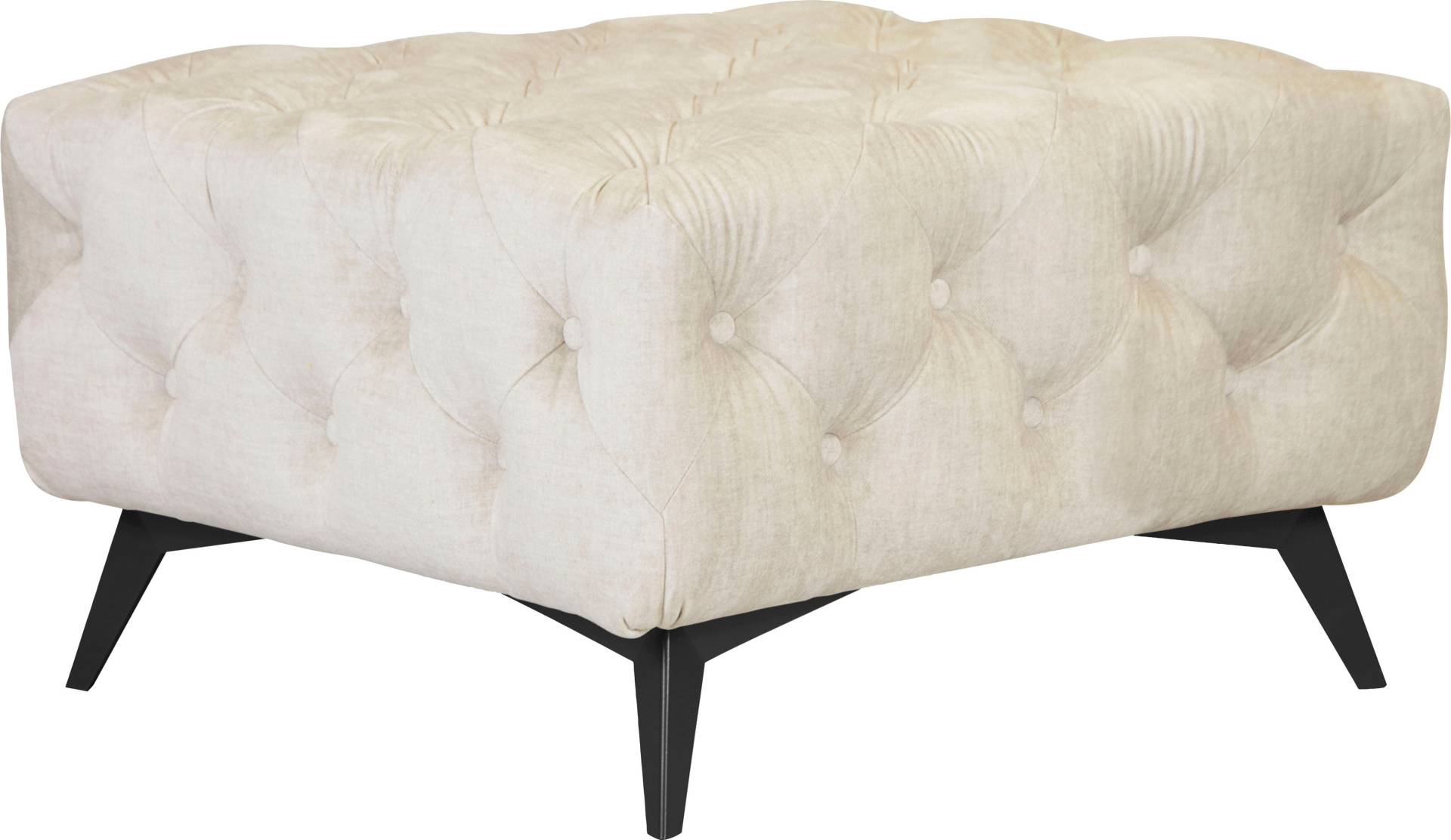 Leonique Polsterhocker »Glynis«, aufwändige Knopfheftung, moderne Chesterfield Optik, Fussfarbe wählbar Leonique Polsterhocker »Glynis«, aufwändige Knopfheftung, moderne Chesterfield Optik, Fussfarbe wählbar von Leonique