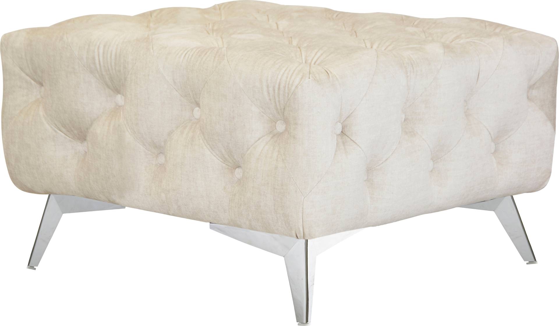 Leonique Polsterhocker »Glynis«, aufwändige Knopfheftung, moderne Chesterfield Optik, Fussfarbe wählbar Leonique Polsterhocker »Glynis«, aufwändige Knopfheftung, moderne Chesterfield Optik, Fussfarbe wählbar von Leonique
