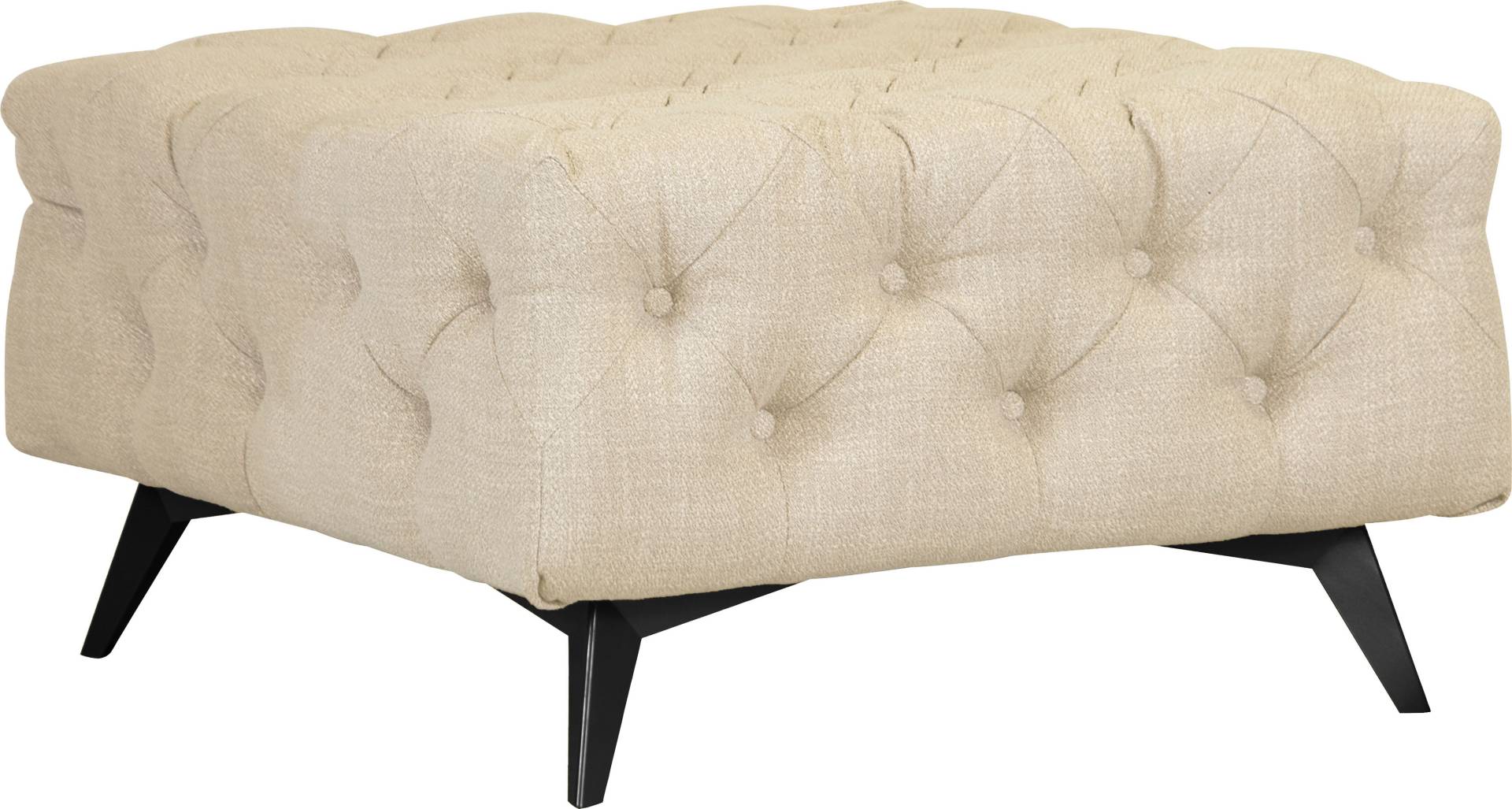 Leonique Polsterhocker »Glynis«, aufwändige Knopfheftung, moderne Chesterfield Optik, Fussfarbe wählbar Leonique Polsterhocker »Glynis«, aufwändige Knopfheftung, moderne Chesterfield Optik, Fussfarbe wählbar von Leonique