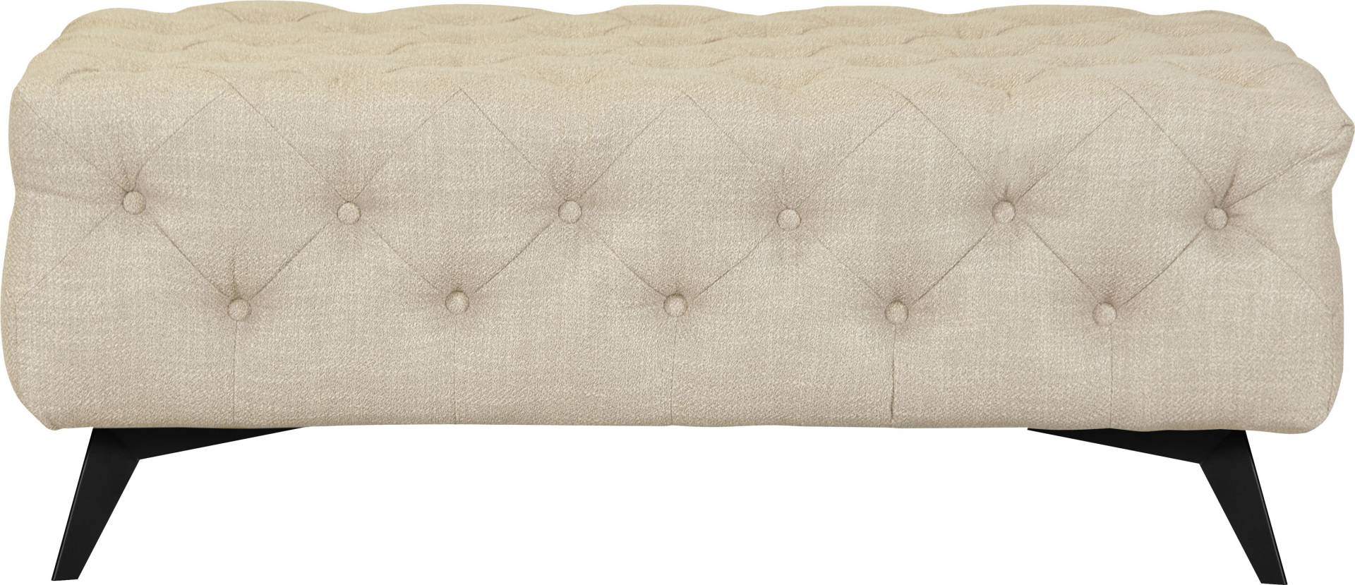 Leonique Polsterhocker »Glynis«, aufwändige Knopfheftung, moderne Chesterfield Optik, Fussfarbe wählbar Leonique Polsterhocker »Glynis«, aufwändige Knopfheftung, moderne Chesterfield Optik, Fussfarbe wählbar von Leonique