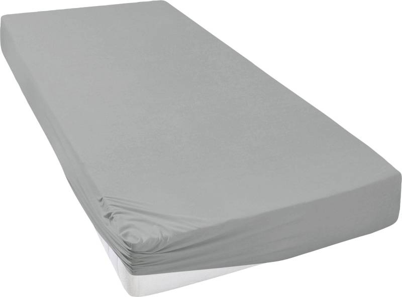 Leonique Spannbettlaken »Malia in Gr. 90x200, 140x200 oder 180x200 cm«, aus Baumwolle, für Matratzen bis 30 cm Höhe, Bettlaken, Spannbetttuch von Leonique