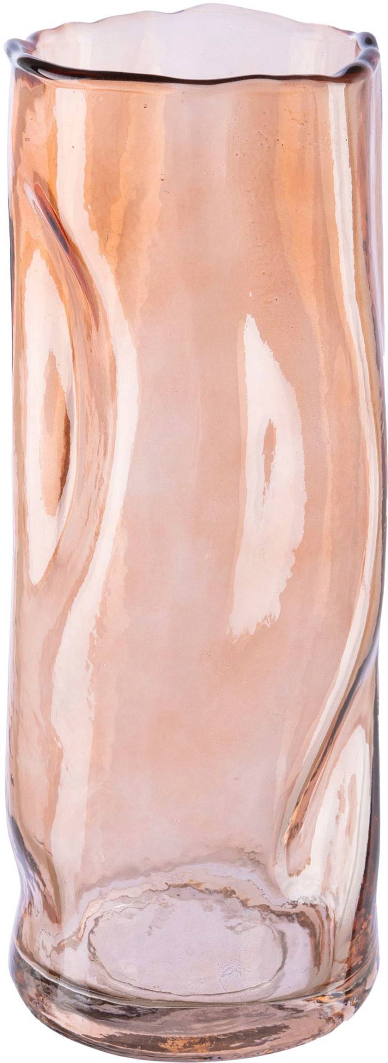 Leonique Tischvase »Blumenvase Caline«, (1 St.), Vase aus Glas, im Crunch-Design, Höhe ca. 26 cm von Leonique