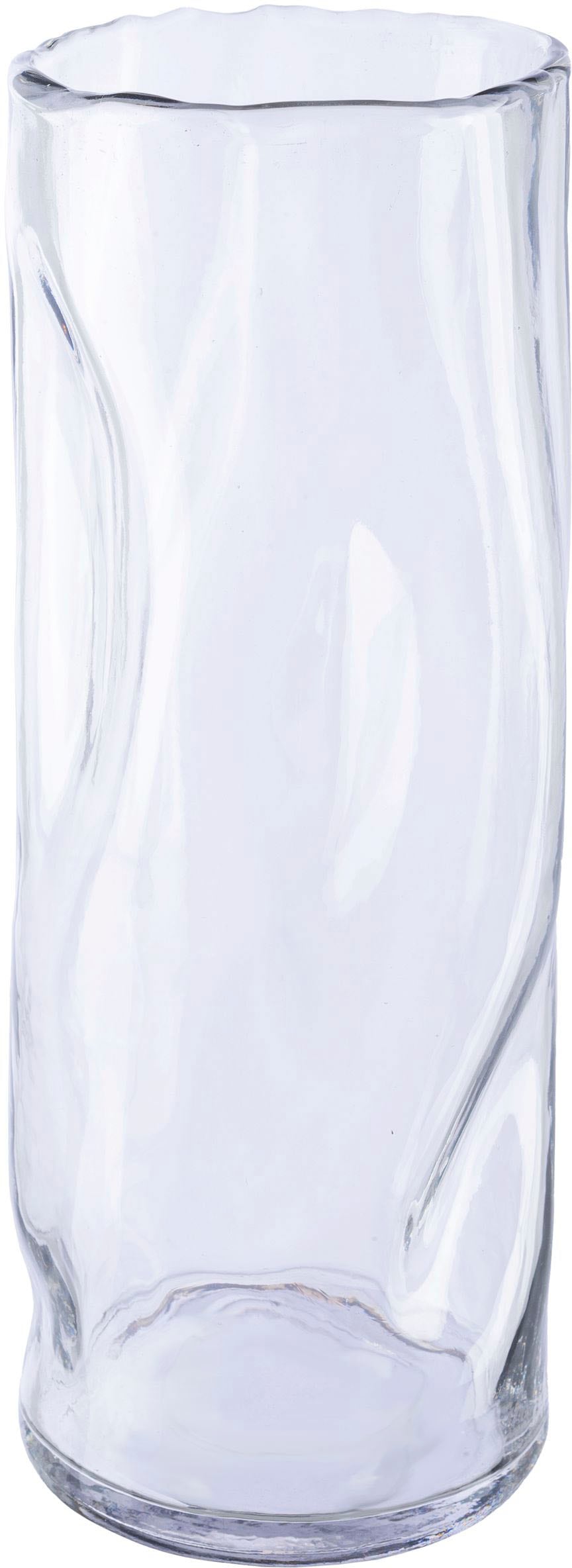 Leonique Tischvase »Blumenvase Caline«, (1 St.), Vase aus Glas, im Crunch-Design, Höhe ca. 30 cm von Leonique