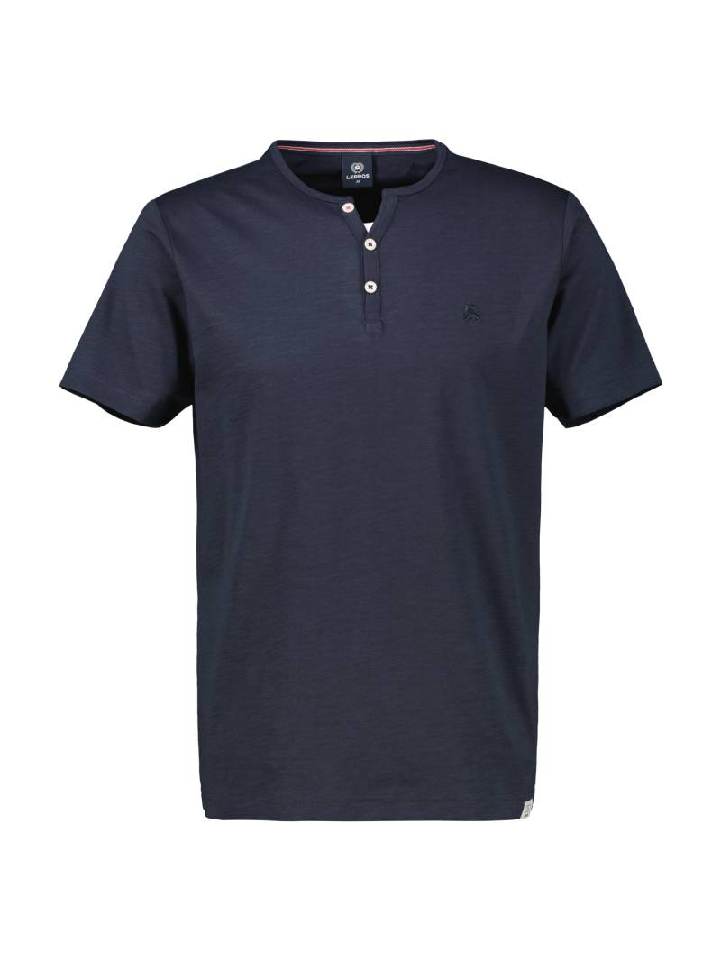 LERROS Henleyshirt, mit Logostitching auf der Brust von Lerros