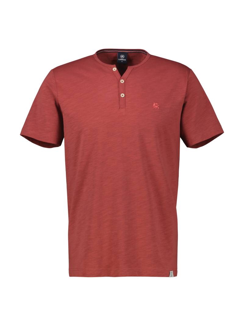 LERROS Henleyshirt, mit Logostitching auf der Brust von Lerros