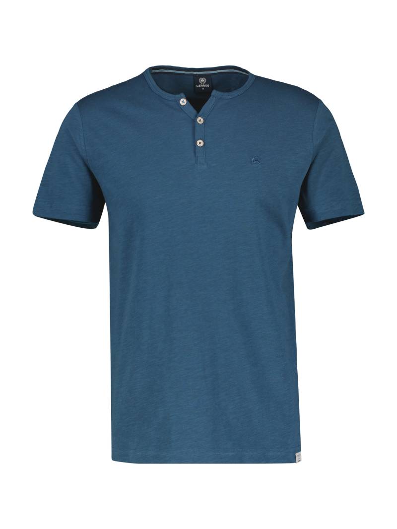 LERROS Henleyshirt, mit Logostitching auf der Brust von Lerros