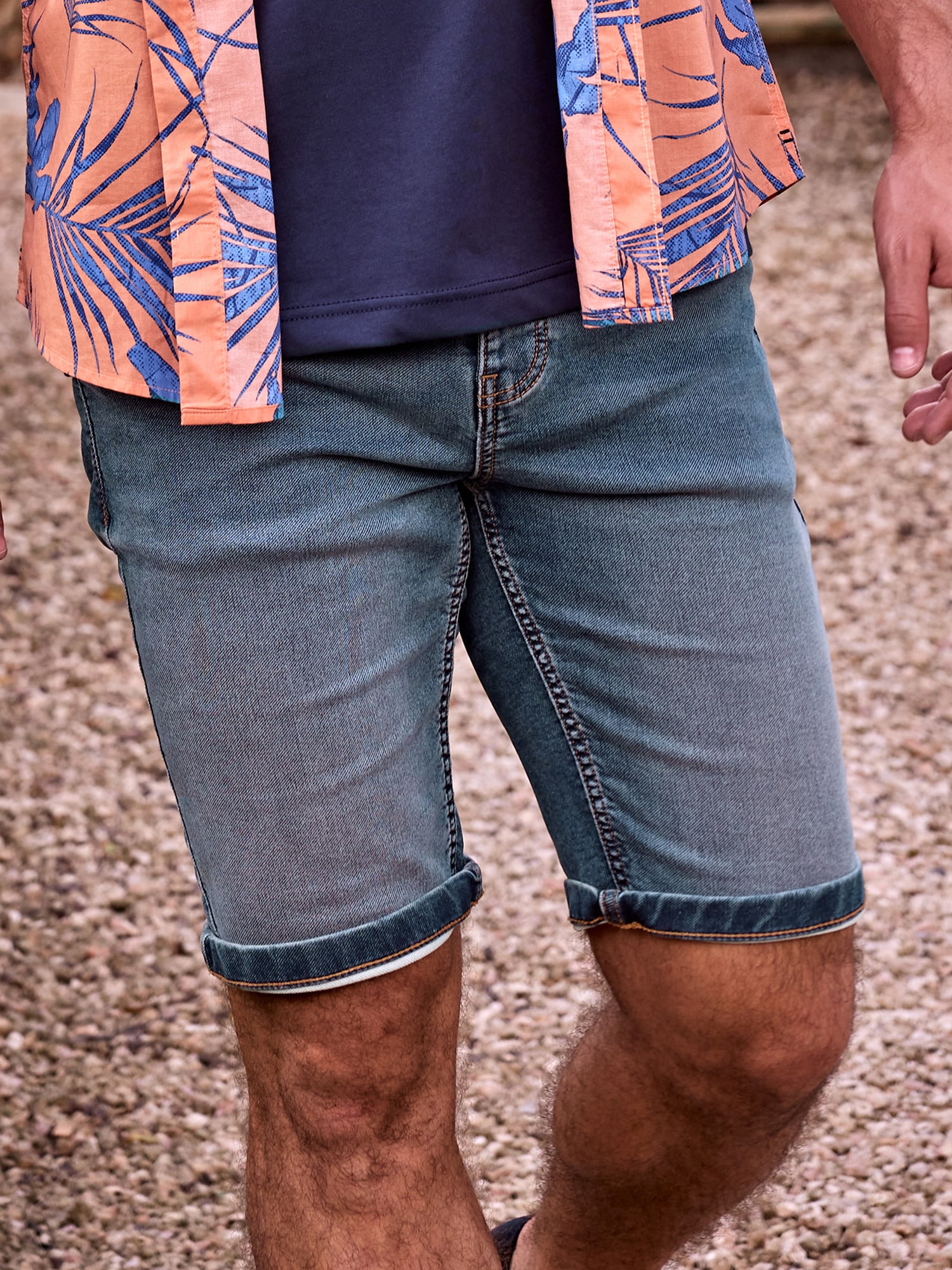 LERROS Jogg-Bermudas »LERROS Bequeme Jogg-Denim Bermuda« von Lerros