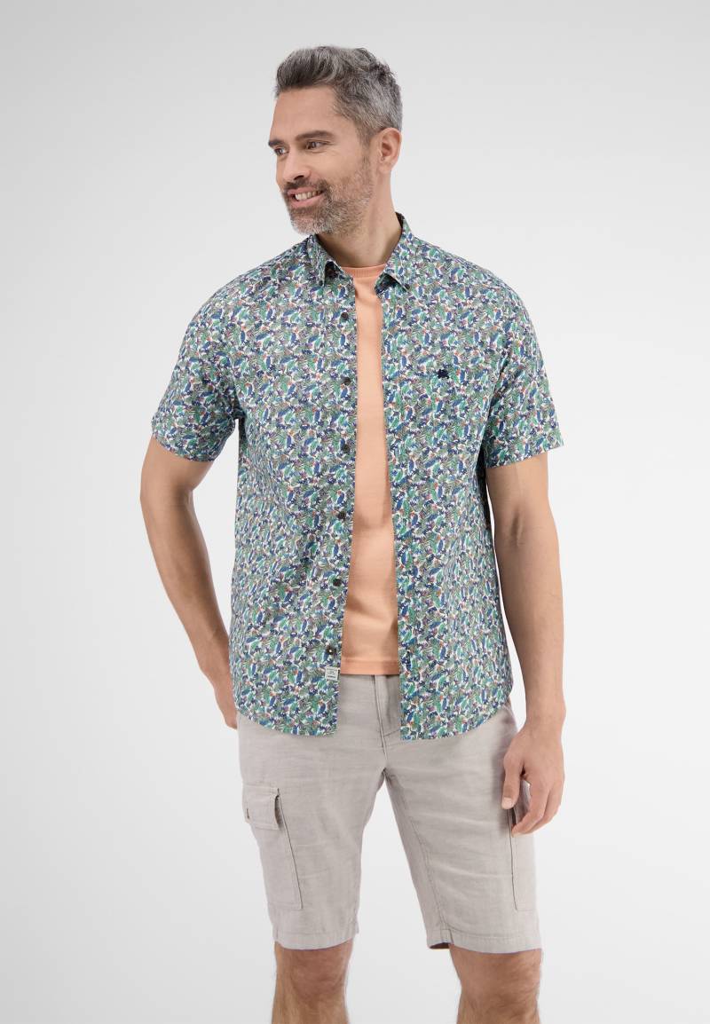 LERROS Kurzarmhemd »LERROS Halbarmhemd mit floralem Print« von Lerros